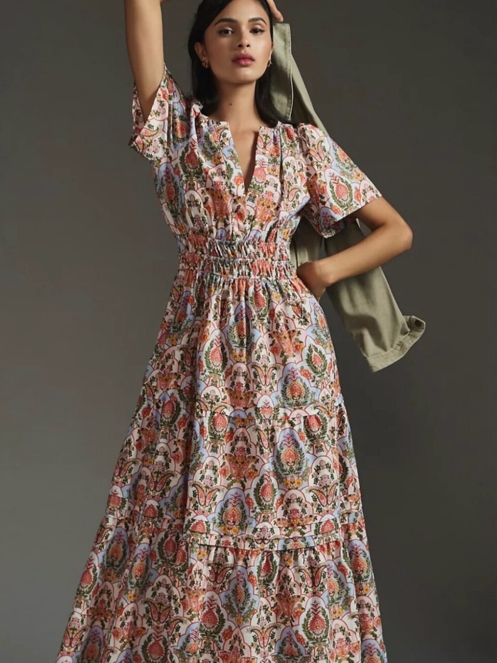NWOT Anthropologie Somerset Dress in Floral Multi